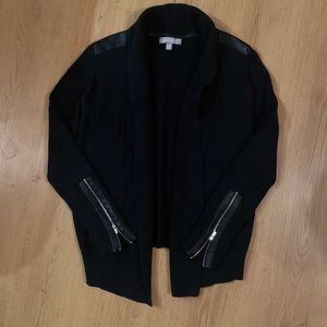 BANANA REPUBLIC jacket with leather shoulders